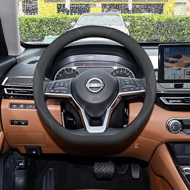 Чехол на руль Nissan 14-го поколения для Sylphy, Teana, Qashqai, X-Trail, Tiida, Kicks, Sunny, Bluebird.