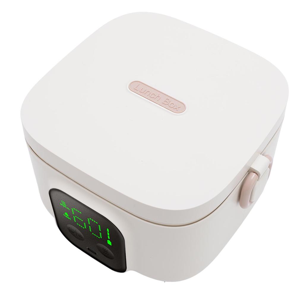 500ML Electric Food Ht Bowl, Fast Hting, Insulated Stainless Steel Electric Lunch Box, Portable Food Grade Container at