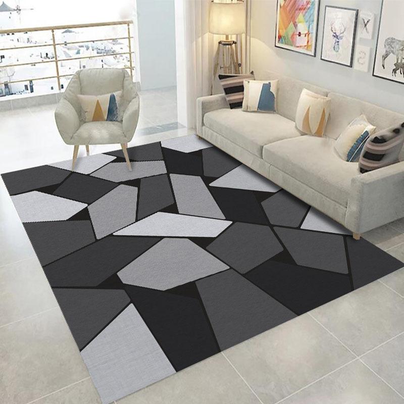 Ковер в скандинавском стиле Домашний Большой Ковер Гостиная Песок Кофейный столик Ковер Напольный коврик Спальня Прикроватный плед Кухонный напольный коврик