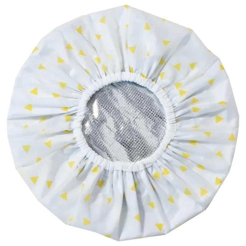 1PC Self-heating Tin Foil Hat Thickened Heating Steam Shower Caps Hair Mask Cap Portable Hair Salon Smooth Hair Oil Baking Cap