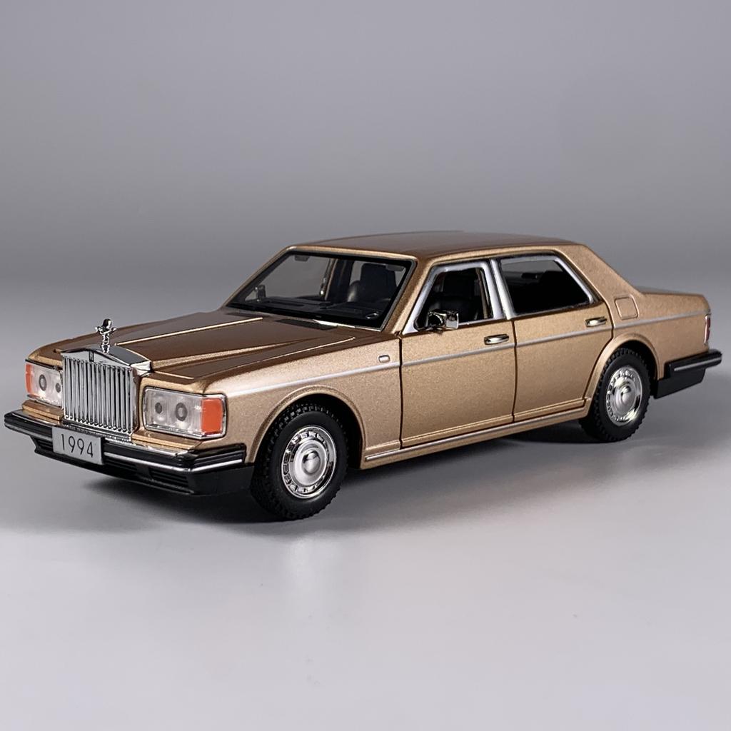 1:32 1994 Rolls Royce Silver Spur Лимузин Сплав Металл Литая Модель Автомобиля Украшение для Домашнего Компьютера Настольный Дисплей Мини Подарок для Взрослого