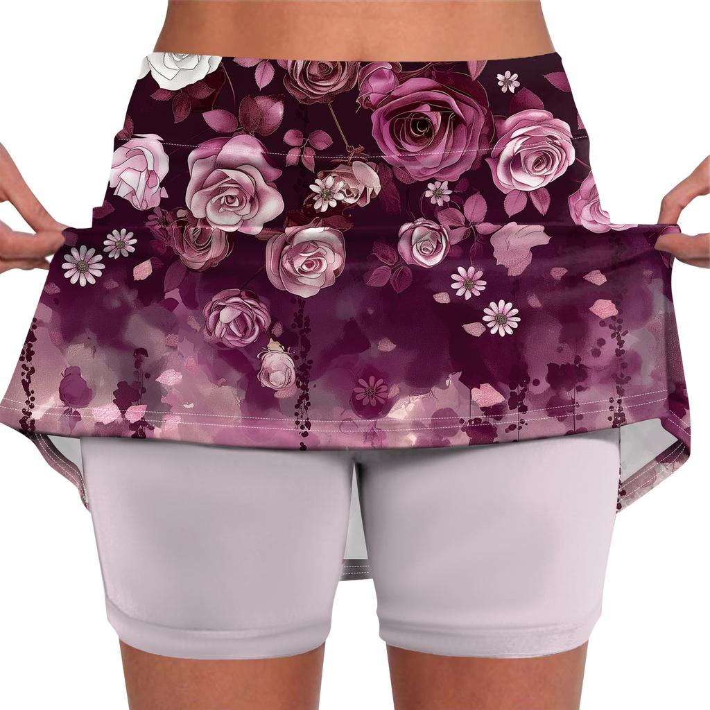 Эластичные брюки-кюлоты для йоги для женщин, спортивные шорты с принтом, легкие узкие однотонные бегуны с высокой талией