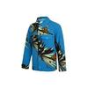 Fun Pattern Fleece-Lined Warm Jacket Men Jacket Blue DA6708-469