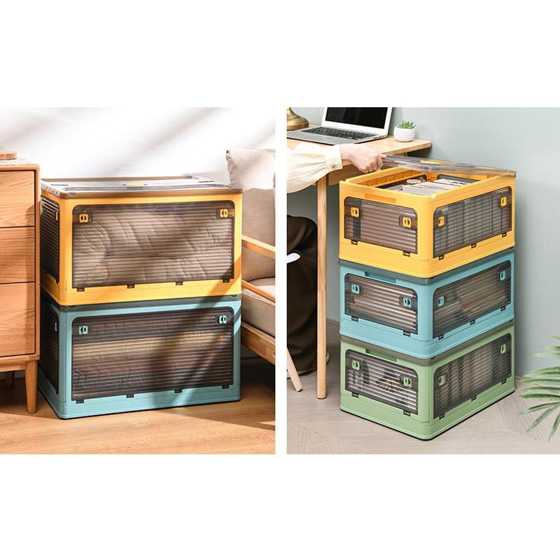 Пластиковый прозрачный ящик для хранения, пятидверный ящик для хранения книг, складной для хранения книг, студенческая одежда