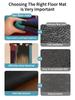 Color Block Geometric Wire Loop Mat Non-Slip Waterproof Welcome Entrance Doormat Dirt Trapping Indoor Floor Mat