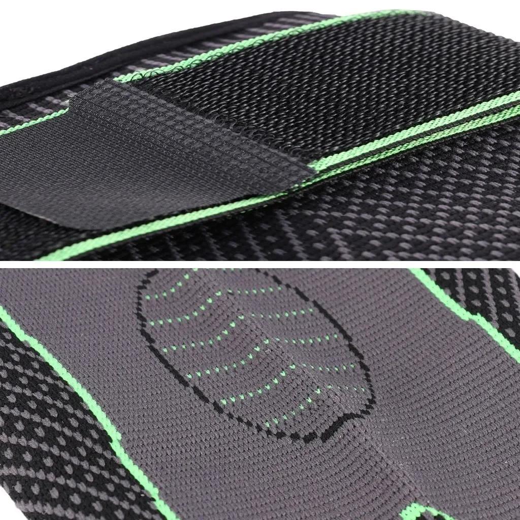 1 шт., спортивные наколенники, мужские эластичные наколенники под давлением, поддержка фитнес-снаряжения, баскетбольный волейбольный бандаж, защита