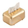 Electroplating Tissue Box Household Desktop Innovative Tissue Storage Box Retro Baby Wipes Box for