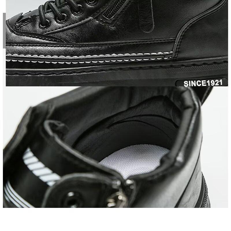 Breathable Business Casual Shoes for Men Anti Slip Leather Shoes, Sports Board Shoes for Men Sneakers for Teens