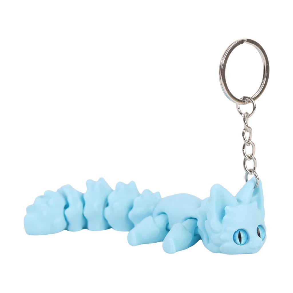 Высокоточный 3D брелок-шарм в виде лисы Легкий портативный аксессуар для ключей для поклонников аниме и коллекционеров подарков