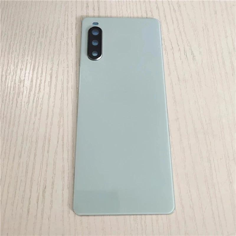 Стеклянная задняя крышка для Sony Xperia 10 II Задний корпус Задняя часть Ремонтные детали С клеем