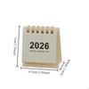 2026 Mini Simple Calendar Small Desk Calendar Creative Coil Calendar Planner Desktop Decoration Office Stationery Wall Calendar