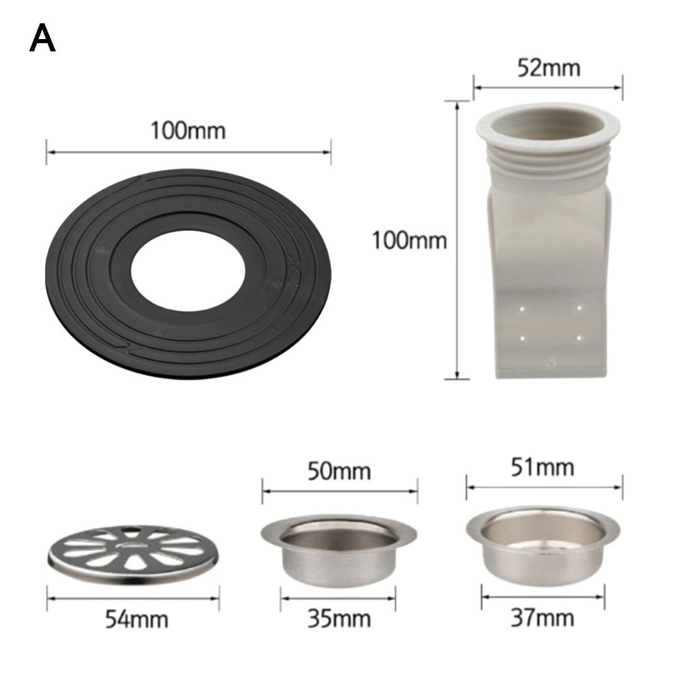 Insect Proof Shower Floor Drain Core Backflow Preventer Anti-odor Floor Drain Sink Strainer