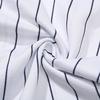 Nike New York Yankees Классический логотип с вышитыми буквами, вертикальными полосками, черная этикетка, V-образный вырез, короткий рукав, рубашка для детей, белая 3Z3B7ZWAB-NYY