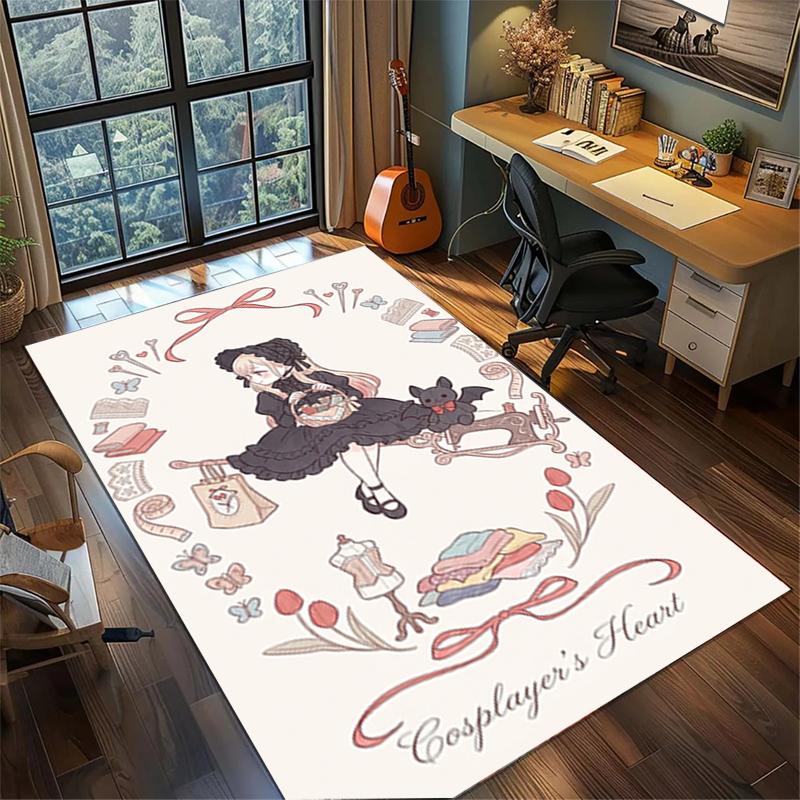 Large Area Floor Mat Rug "My Dress-Up Darling" Non Slip Washable Carpet Bedroom Gamer Room Decor—kwq53