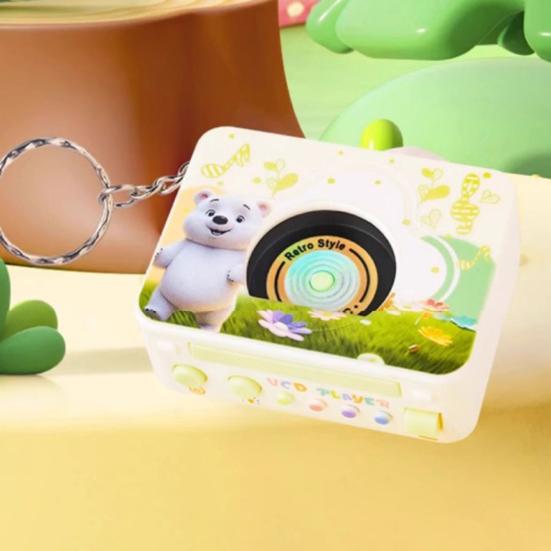 2025 Мини Брелок в виде проигрывателя, Портативный Ретро Фонограф, Игрушка, Подвеска на сумку, Карманный Музыкальный Подарок для Детей