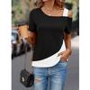Summer Daily Short Sleeved New Women'S Beautiful Back Sports Yoga T-Shirt Loose Casual Breathable Short Top