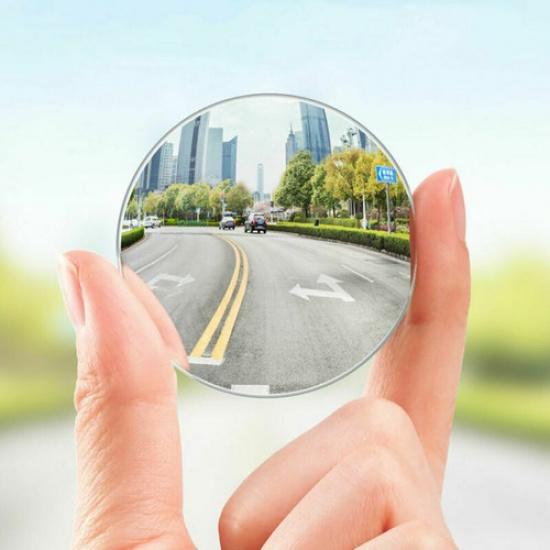 Universal 95mm Car Blind Spot Mirror Round Convex Wide Angle Rear View Mirrors,
