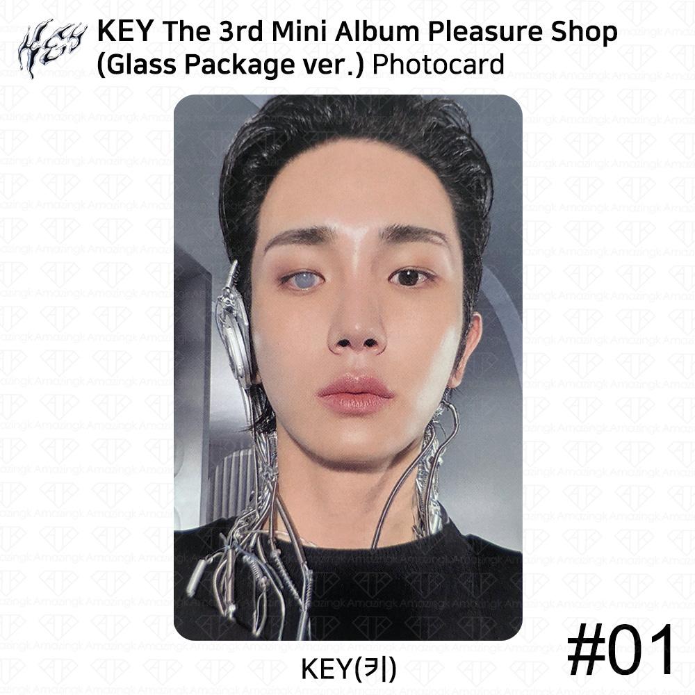 SHINee KEY 3-й мини-альбом Pleasure Shop Официальная фотокарточка SMini Glass Package