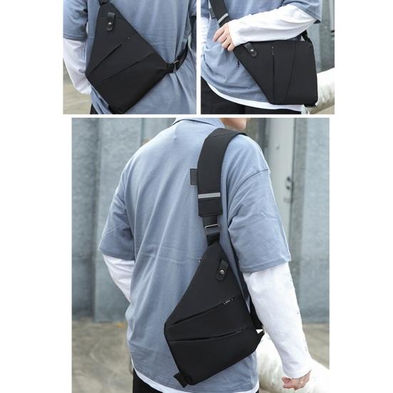 Нагрудная сумка, спортивная сумка, водонепроницаемая, большая вместимость, легкая, с несколькими карманами, широкий регулируемый ремень, противоугонная поясная сумка, уличная дорожная сумка