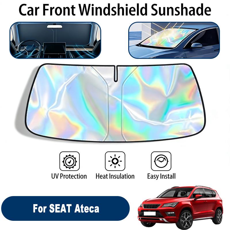 Солнцезащитный козырек на лобовое стекло для SEAT Ateca, складной, отражающий УФ, чехол-защита переднего окна, аксессуары
