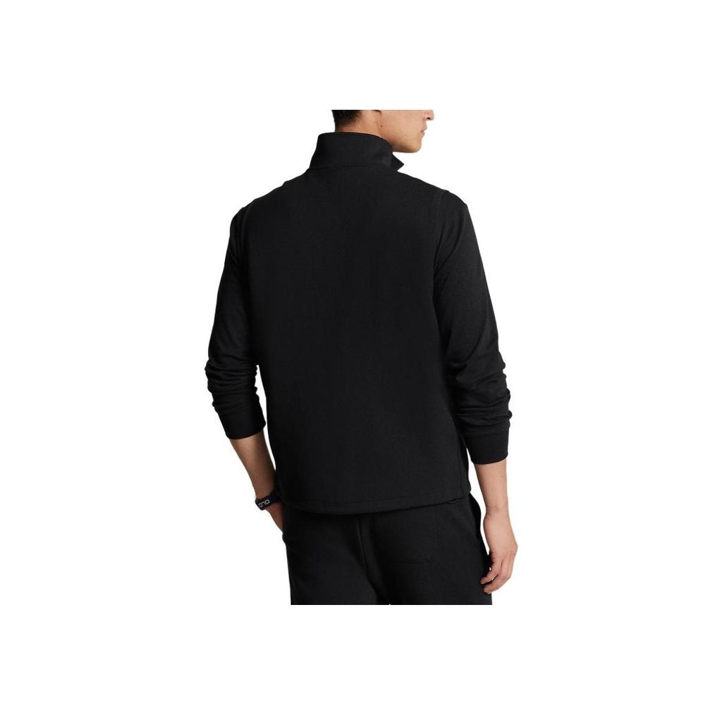 Polo Ralph Lauren Ss24 Solid Color Logo Embroidered Zipper Casual Vest Men Vests Black MNPOKNI1N220006-001