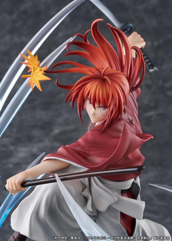 PROOF TV Anime Meiji Swordsman Romantic Story Kyoto Himura Kenshin Soryuu Sen Scale PVC Complete Figure "Rurouni Kenshin - Disturbance" ver. 1/7