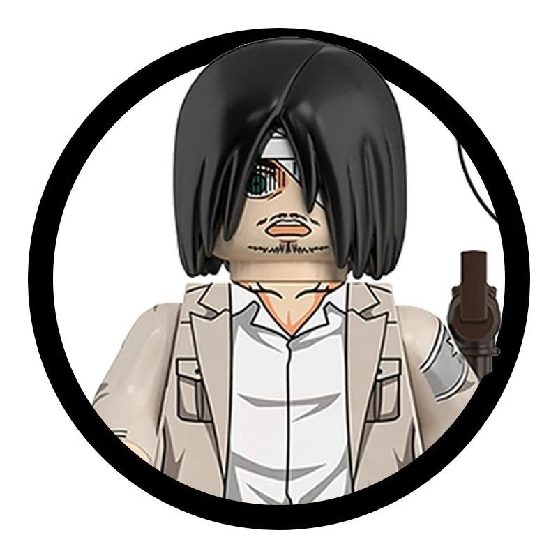 Слепая коробка Строительные блоки Мини-модели Фигурки Атака на Титанов Леви Аккерман Эрен Микаса Гигант Анни Хэллоуин Рождественские подарки Игрушка