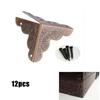 Furniture Home Case Box Corners Brackets Protector 12pcs