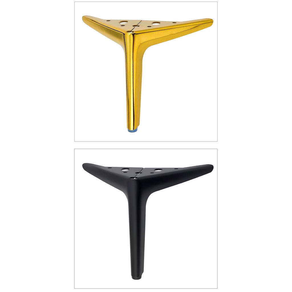 4 шт. Металлические ножки для мебели, ножки-заменители для дивана, ножки для комода в современном стиле, треугольные, простые в установке