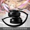 Аниме Sao Sword Art Online Юки Асуна Беспроводные Bluetooth-наушники Накладные игровые наушники с микрофоном Слот для карт Tf для Ios Android