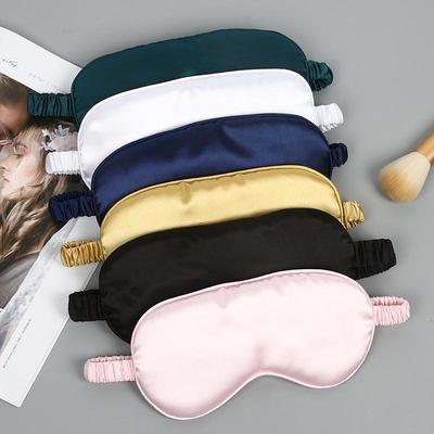 Дышащая маска для сна Ice Silk: Двусторонний шелк для комфортной блокировки света.