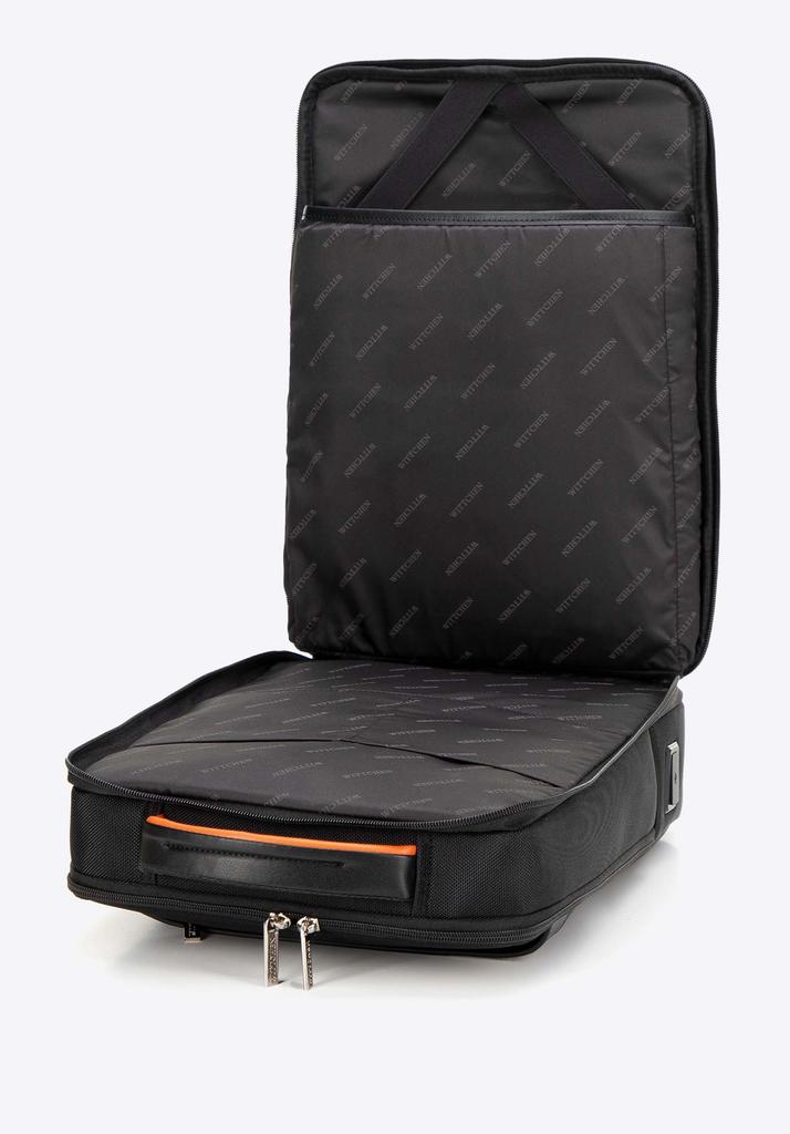 Wittchen Men's Multifunctional Backpack For Airplane Black Polyester