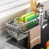 Кухонная полка для хранения с подставкой для палочек большой вместимости с высокой грузоподъемностью