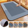 Диатомовая земля коврик для ванной Супервпитывающий Нескользящий Быстросохнущий Мягкий коврик для пола для ванной душа прачечной спальни кухни дома на колесах