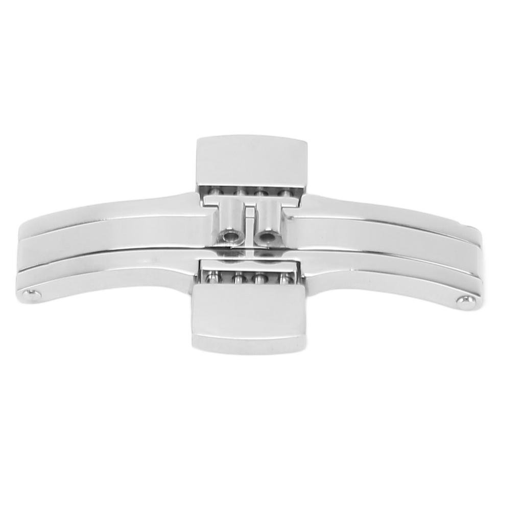 2.5?3mm Watch Clasp Stainless Steel Replacement Snap Bucle Deployment Watchband Clasp 2.5 X 14.5