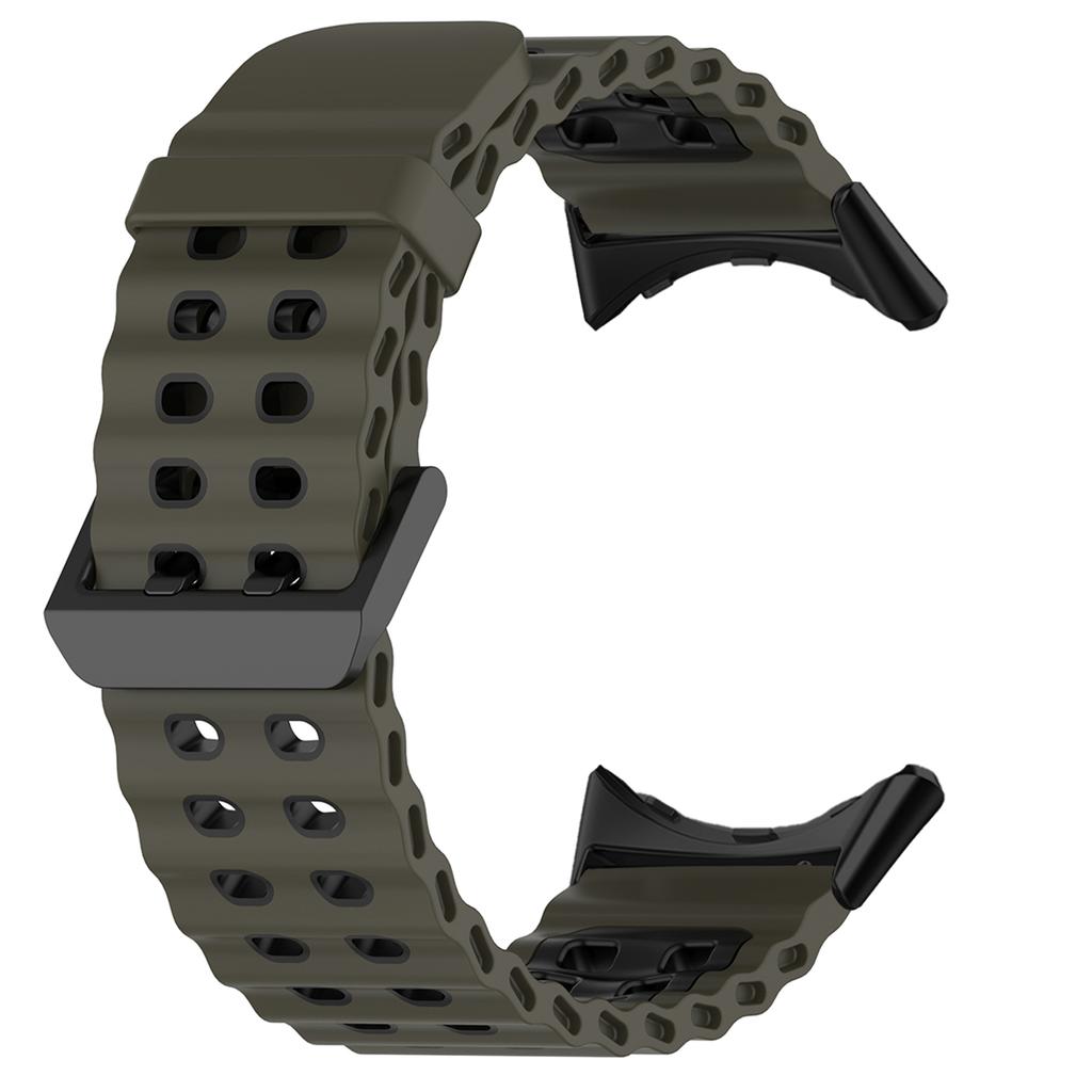 Морской океанический ремешок для Google Pixel Watch 4/3 45 мм Двухцветный силиконовый ремешок для Pixel Watch 3/4 45 мм Дышащий спортивный браслет
