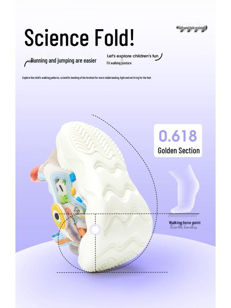 Bobodou 2024 Весна/Осень Детская дышащая кожаная обувь для мальчиков и девочек