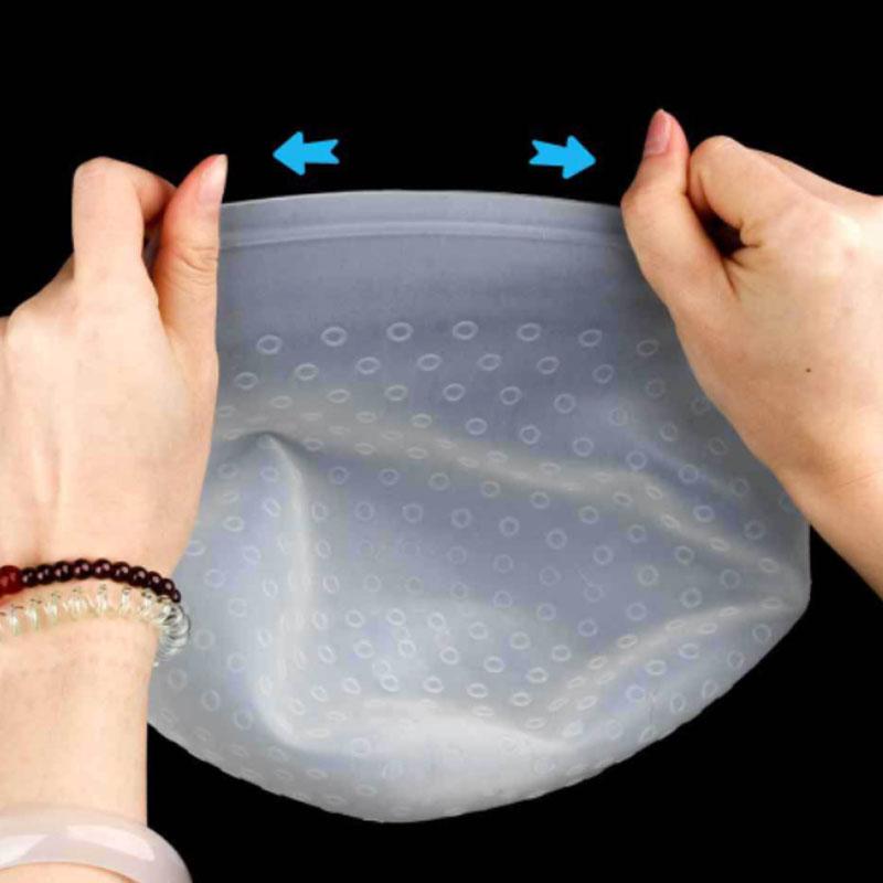 Многоразовая шапочка для окрашивания волос, шапочка для мелирования, белая глазурь с крючками, удобный цветной инструмент для ухода за волосами высокого качества