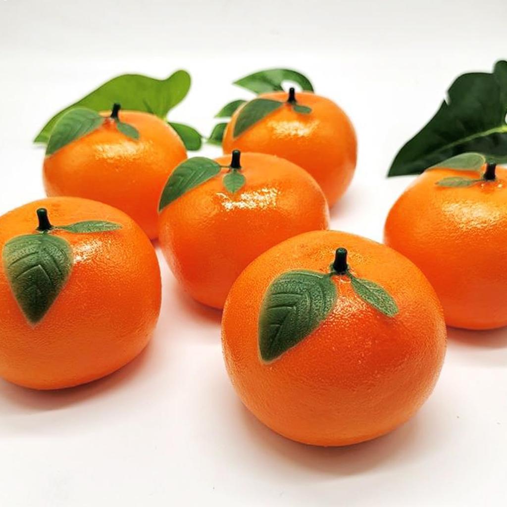 NUOLUX оранжевый образец еды фрукт поддельный мандарин искусственный имитационный объект фигурка украшение украшение фото реквизит фруктовый магазин дисплей 4 шт