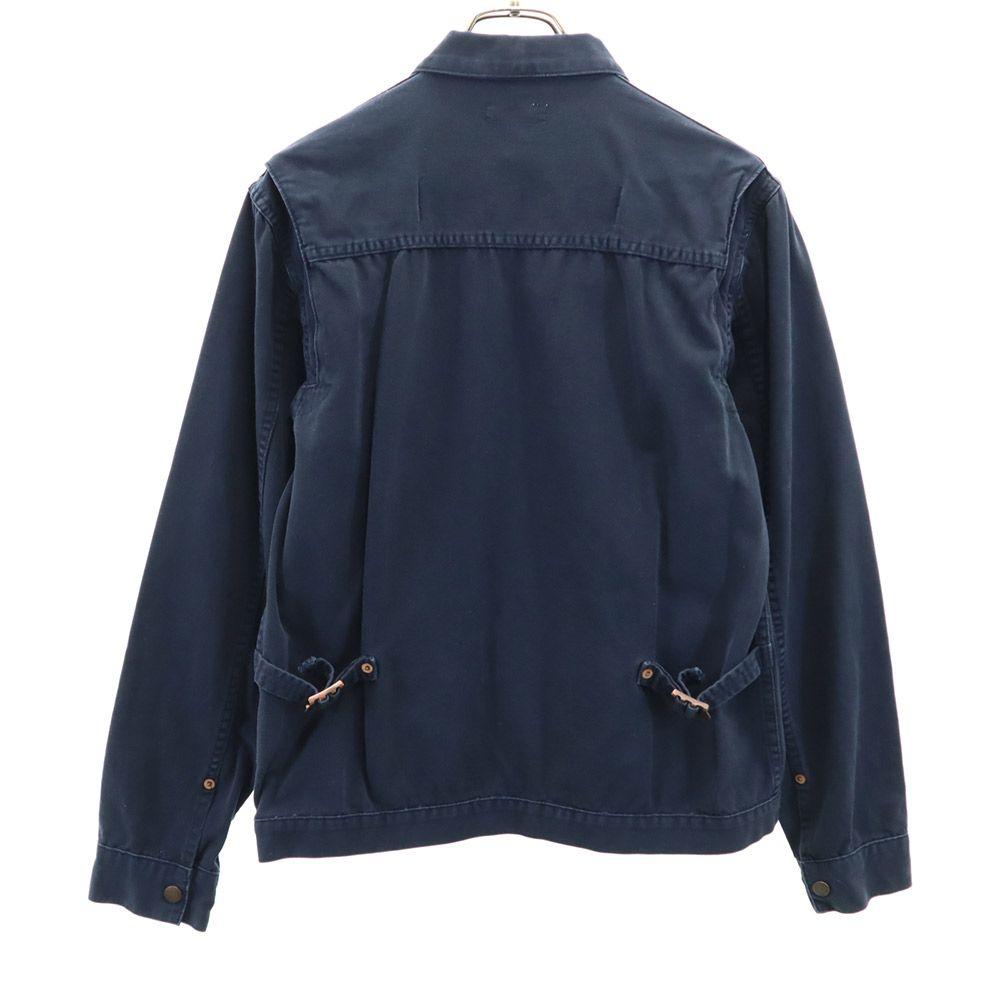 Ron Herman джинсовая хлопковая куртка M темно-синяя ДЖИНСОВАЯ мужская б/у