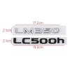 ABS Car Sticker for Lexus LC500h LM350 LM300h UX260h Letter Logo Fender Side Body Rear Trunk Emblem Badge Lid Symbol AccessoriesCD0 