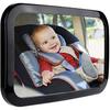 Baby Car Mirror Car Back Seat See Your Baby When You Wish 360 ° Swivel 100% Unshatterable Adjustable Elastic Straps For Baby Back Chair/Child Seats
