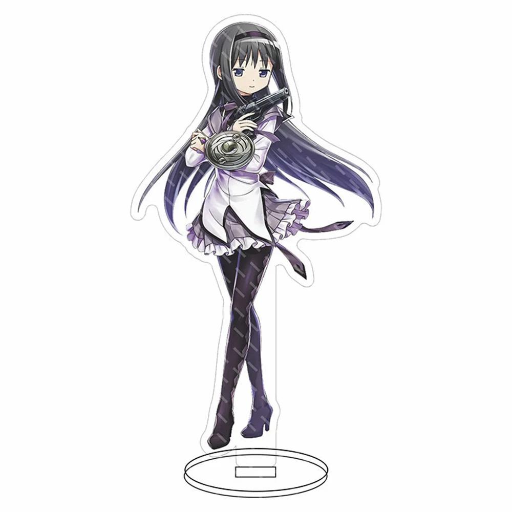 16cm Anime Puella Magi Madoka Magica Acrylic Stand Model Cosplay Plate Holder Topper Birthday Christmas Gift