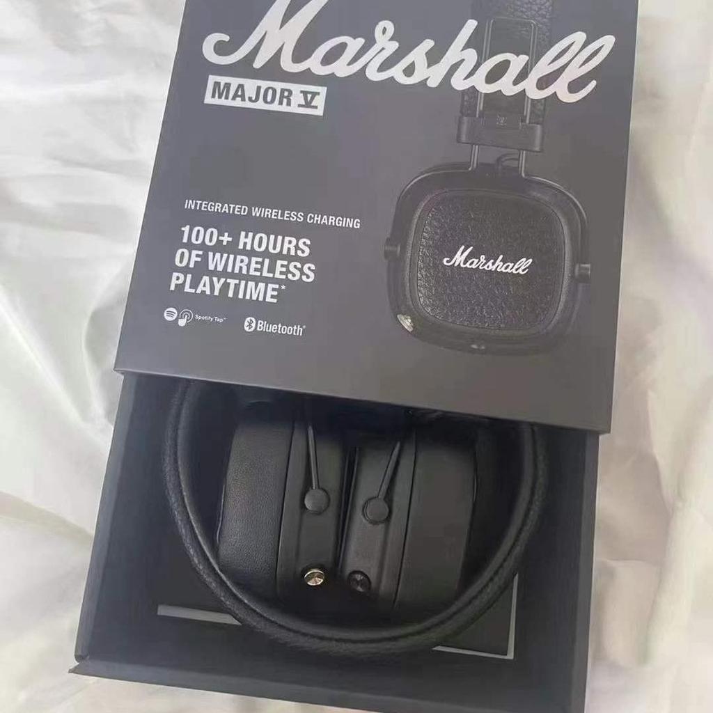Беспроводные Bluetooth-наушники Marshall Major V 5-го поколения, полноразмерные - Глубокий бас