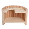 Wooden Hamster Arch Bed Small Animal Warm House Hamster Nest Wooden Toy