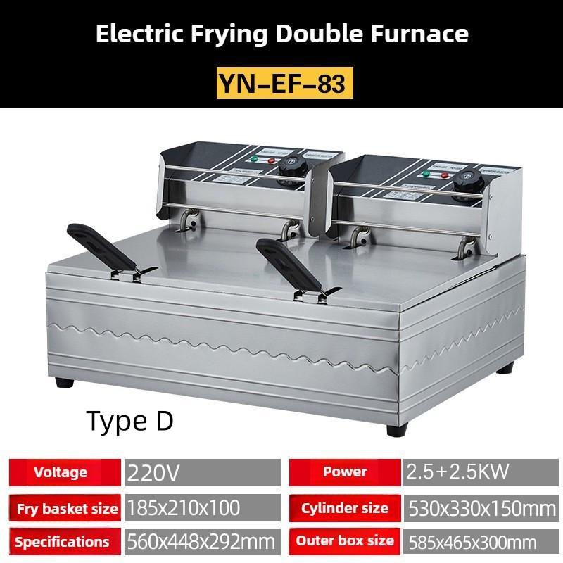 Электрическая фритюрница большой емкости для коммерческого использования, настольная, многофункциональная, для жарки во фритюре, интеллектуальная, с поддержанием постоянной температуры, аппарат для картофеля фри