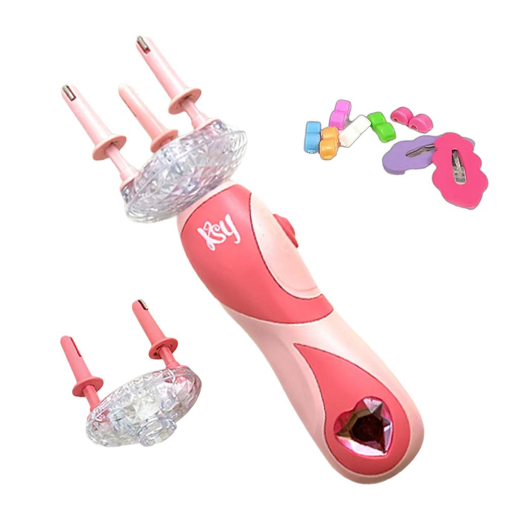 Electric Hair Braiding Machine Set with Hair Clip Creative Hairstyle Braider Twister Quick Braiding Tool Children Favor