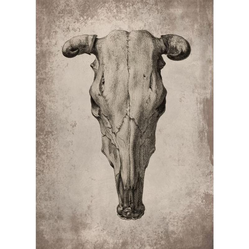 Классический Ретро Таинственный Скелет Ископаемого Динозавра Арт Постер Холст Принт Настенное Искусство Картины Гостиная Спальня Украшение Дома