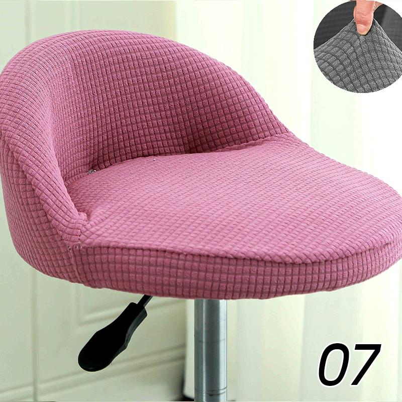 Чехол для барного стула Хлопковый Пылезащитный Противоскользящий Эластичный Жаккардовый Современный Износостойкий Чехол для обеденного стула для спальни, ресторана, отеля