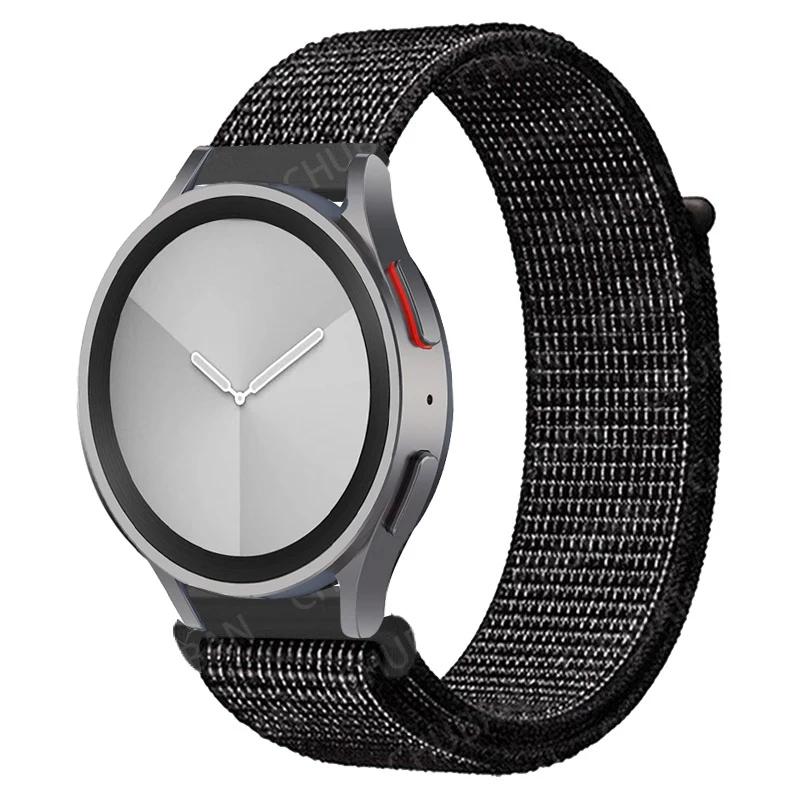 Nylon Loop Band For Samsung Galaxy Watch 6/5/pro/4/Classic/active 2 43-47-44mm 20mm/22mm Sport Bracelet Huawei Gt 4/2/e/3 Strap